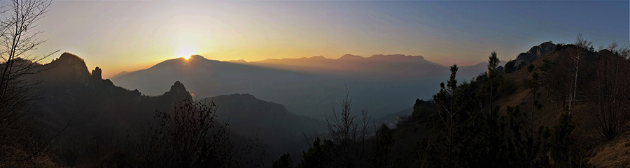 Tramonto sul Monte Zucco